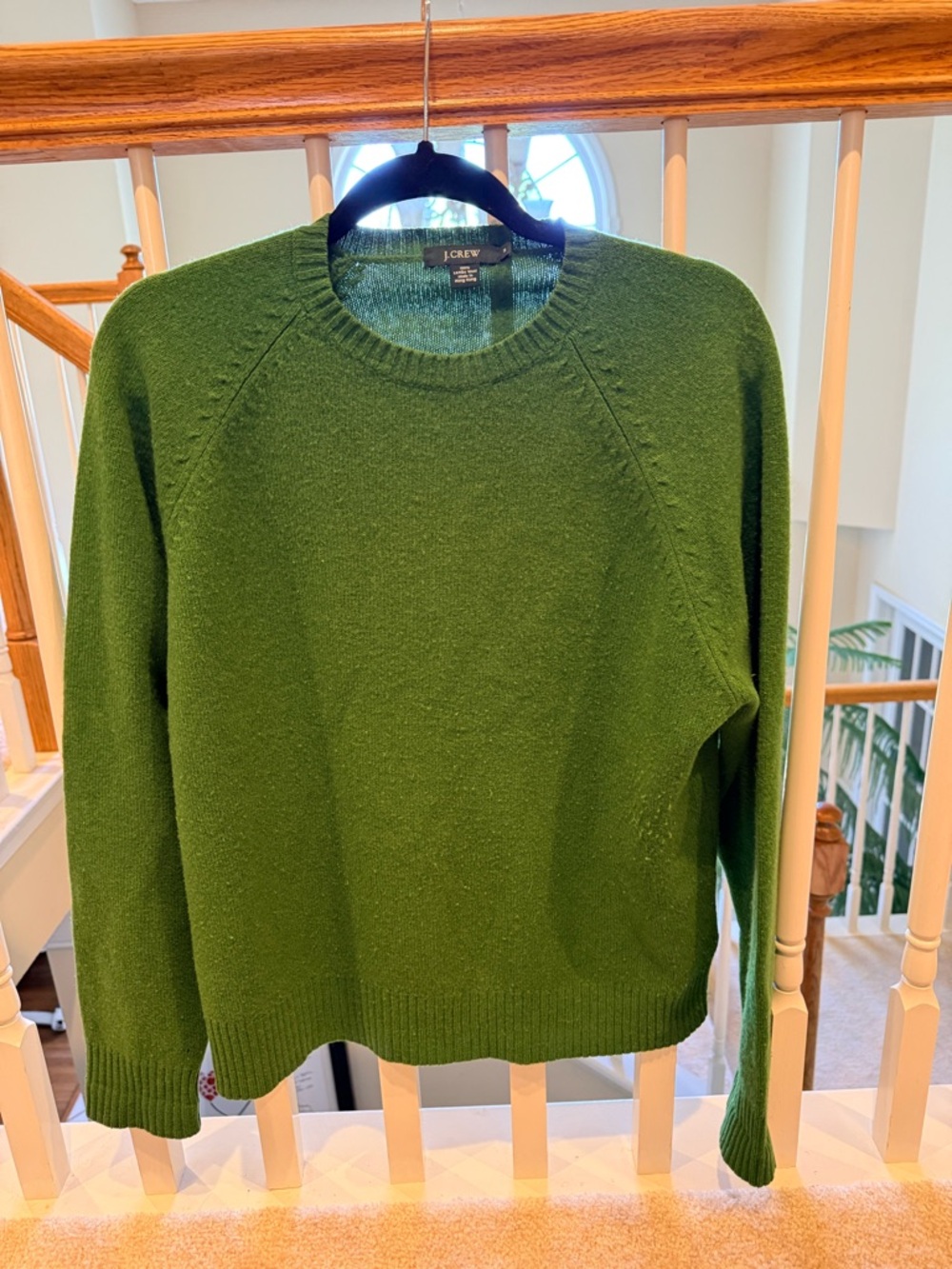 J. Crew Women's Kelly Green Crewneck Sweater